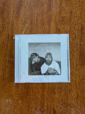 Taylor Swift White CD Single with Black and Cream Artwork